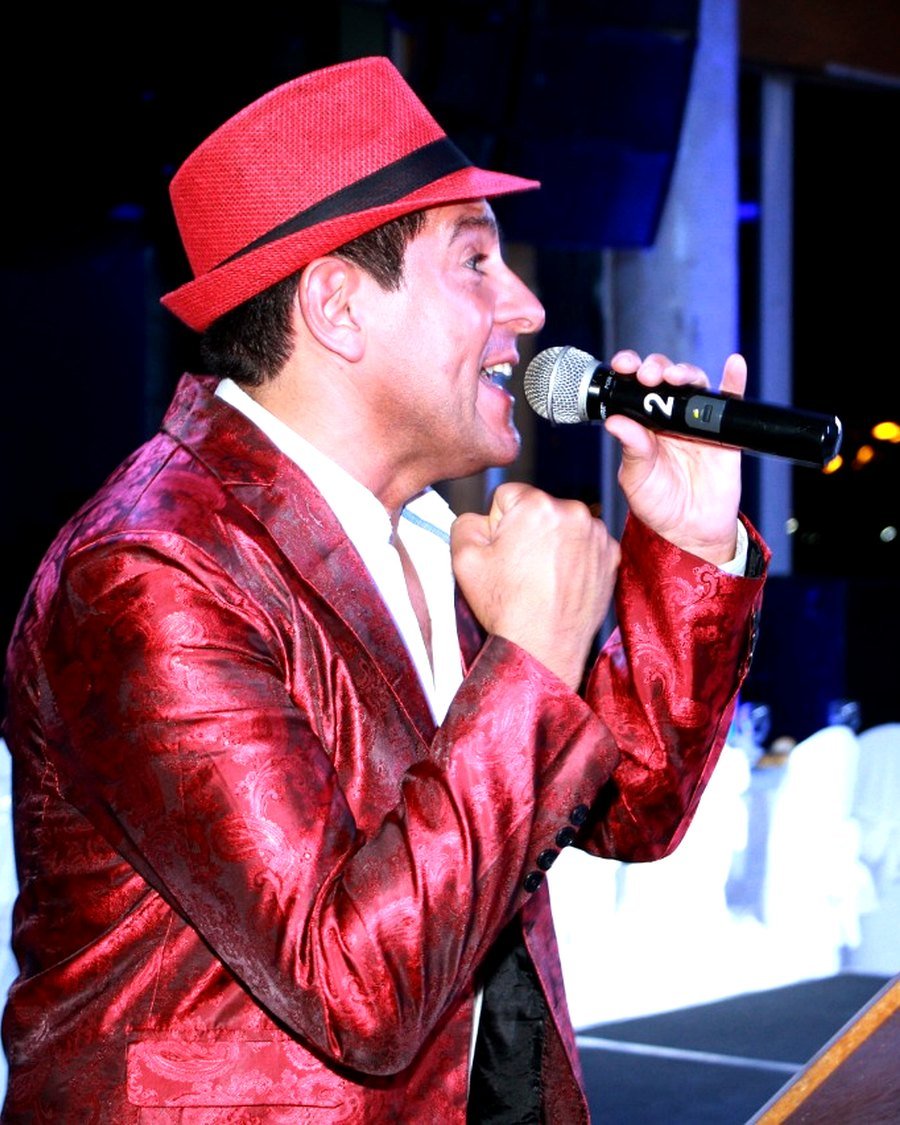Rubén Delgado en un evento empresarial